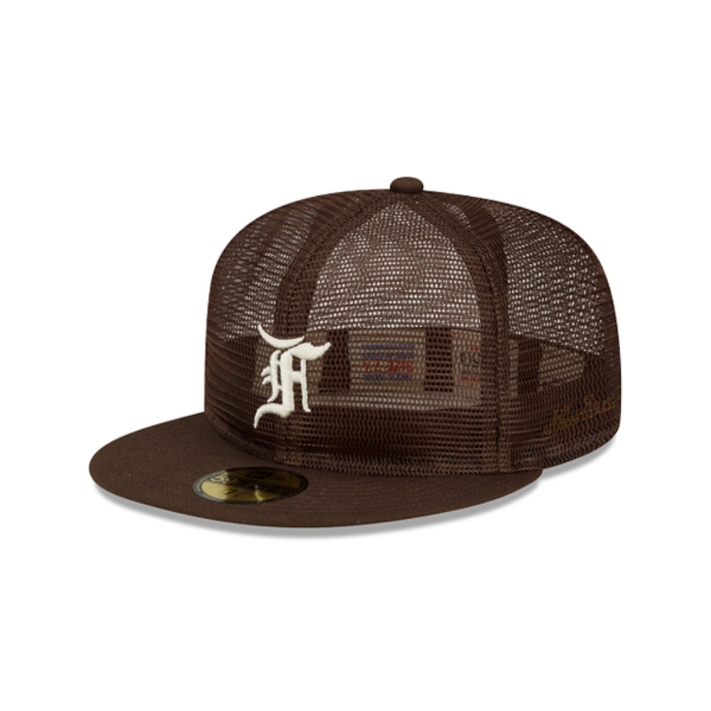 - Essential Full Mesh Brown 59FIFTY Fitted